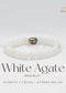 White Agate Bracelet | The Zen Crystals
