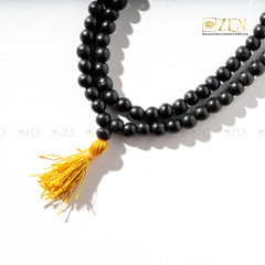 108 bead Karungali Mala for chanting mantras and energy cleansing