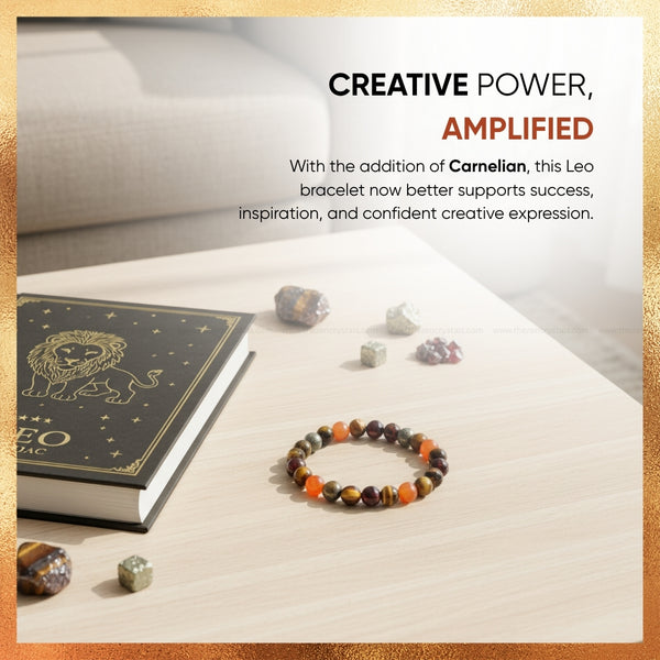 benefis of Leo Zodiac Bracelet | The Zen Crystals