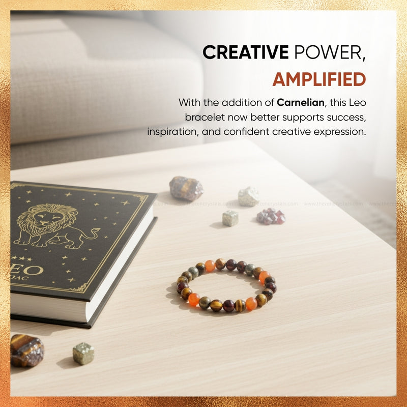 benefis of Leo Zodiac Bracelet | The Zen Crystals