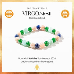 virgo zodiac bracelet | the zen crystals