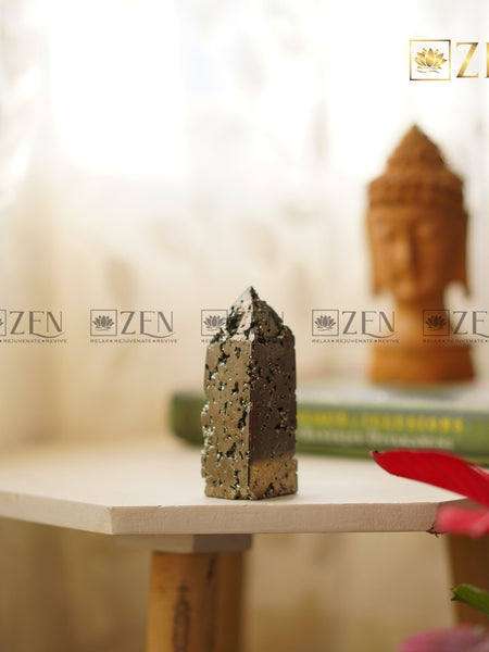 Pyrite Cluster Tower | The Zen Crystals