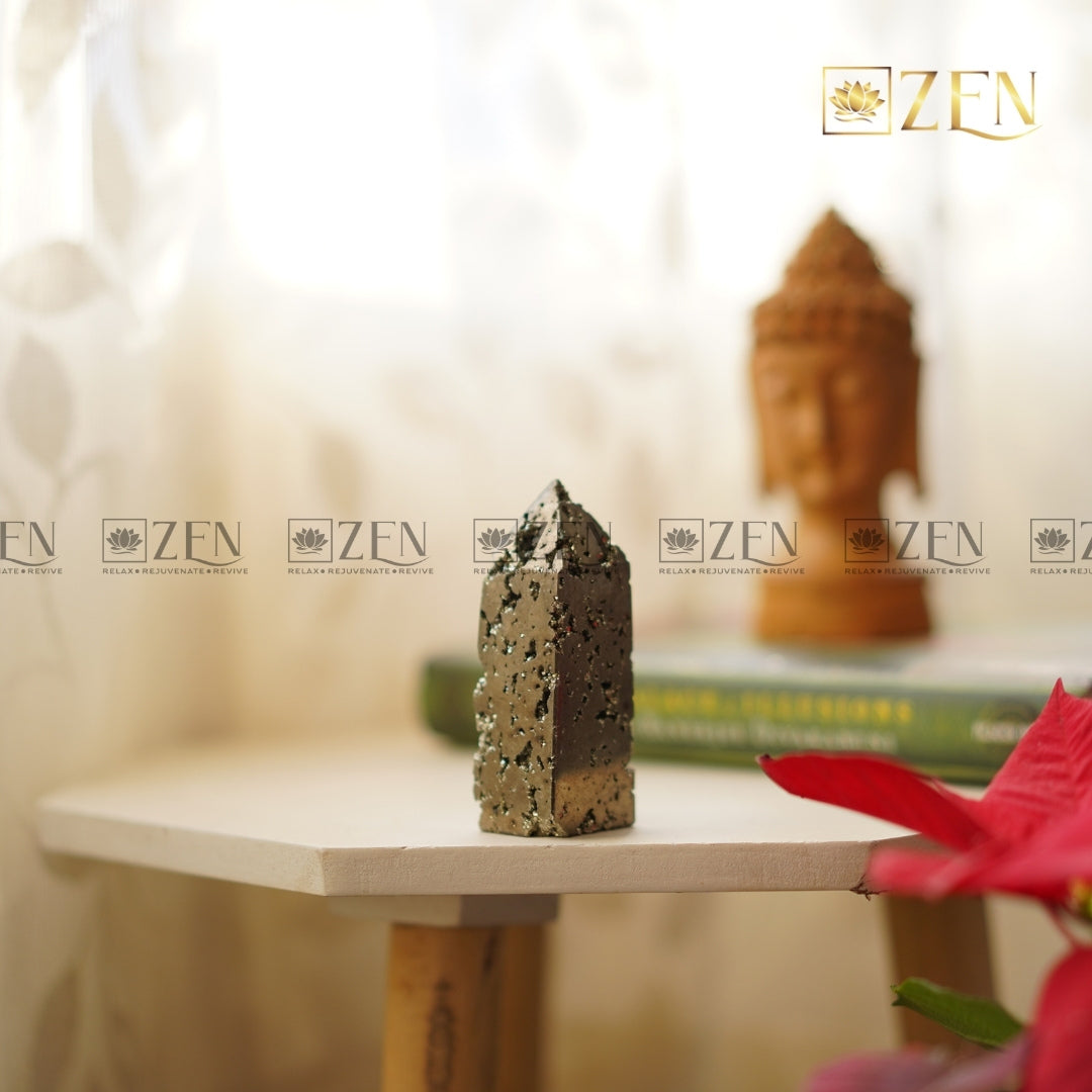 Pyrite Cluster Tower | The Zen Crystals