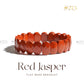 Red Jasper Flat Bead Bracelet | The Zen Crystals