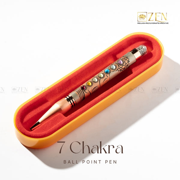 7 chakra ballpen | the zen crystals