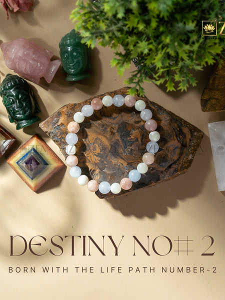 Destiny Number 2 Bracelet | The Zen Crystals