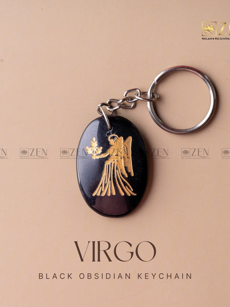 VIRGO ZODIAC KEYCHAIN | THE ZEN CRYSTALS