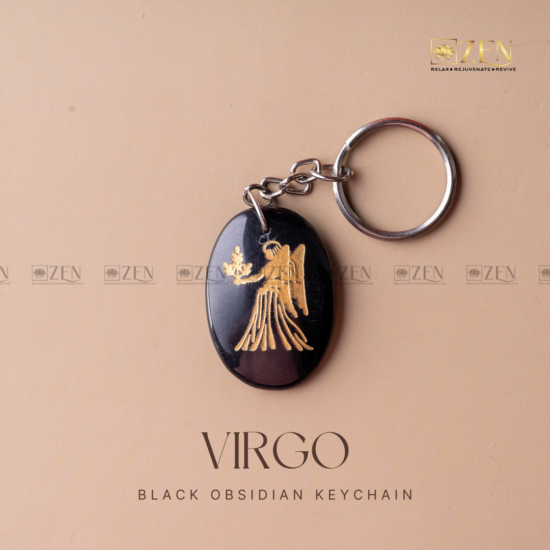 VIRGO ZODIAC KEYCHAIN | THE ZEN CRYSTALS