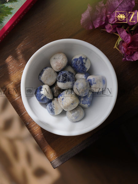 Sodalite Tumbled Stone | The Zen Crystals