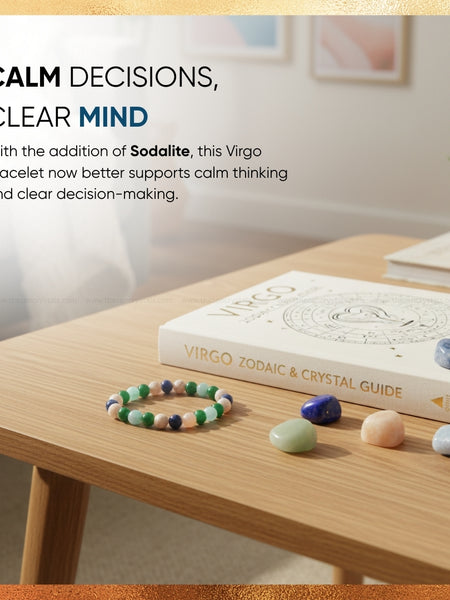 benefits of virgo zodiac bracelet | the zen crystals