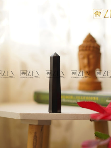 Black Obsidian Tower | The Zen Crystals