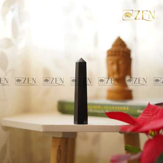 Black Obsidian Tower | The Zen Crystals