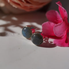 labradorite studs | The Zen Crystals