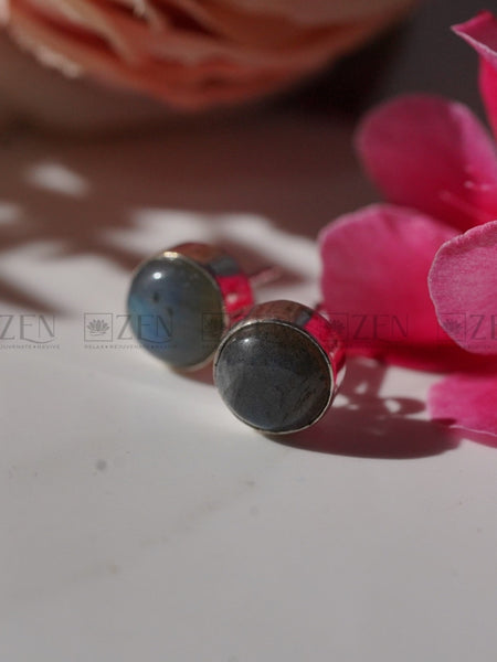 labradorite studs | The Zen Crystals