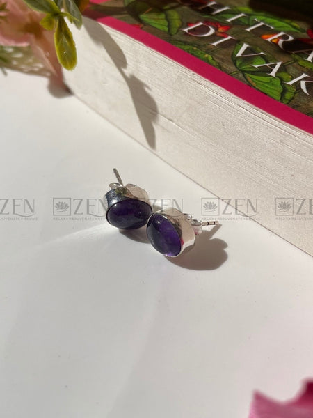 amethyst earrings | The Zen Crystals
