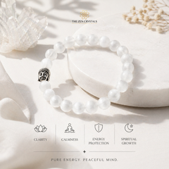 original selenite bracelet the zen crystals