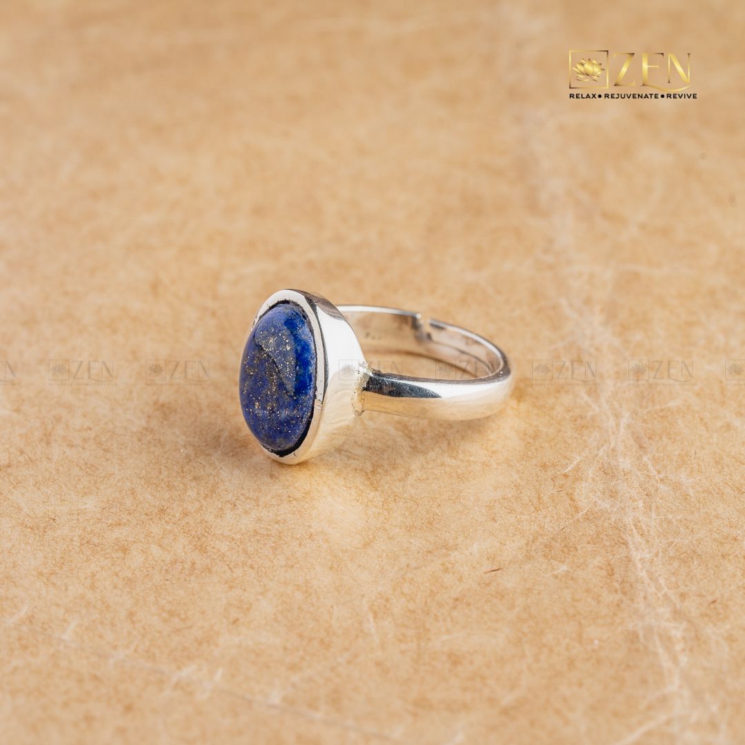 Lapis Lazuli Ring - Free Size | the zen crystals