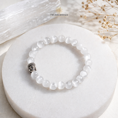 selenite bracelet | the zen crystals