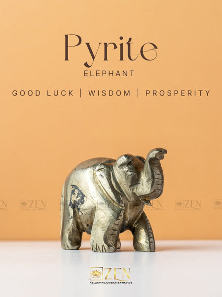 Pyrite Elephant | the Zen Crystals