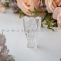The zen crystals clear quartz angel 