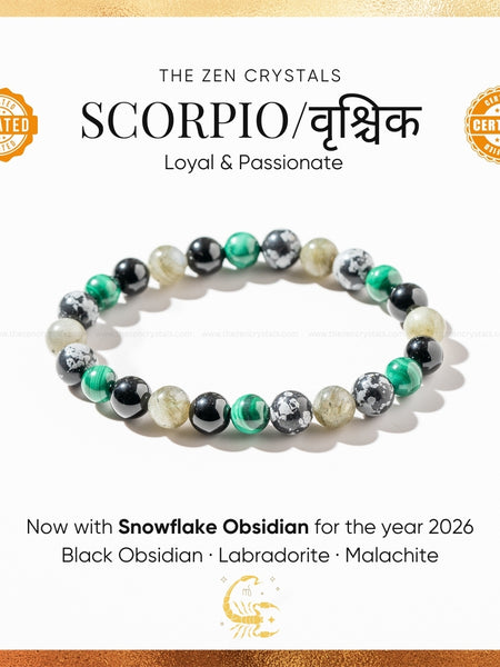 scorpio zodiac bracelet | the zen crystals