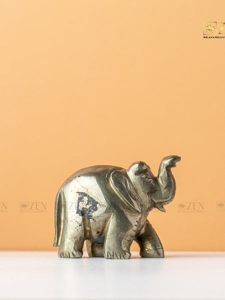 Pyrite Elephant Idol | the Zen Crystals