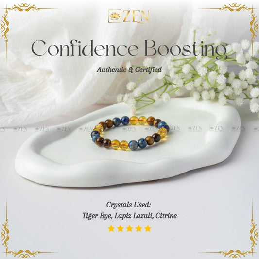 Bracelet to boost confidence | the zen crystals