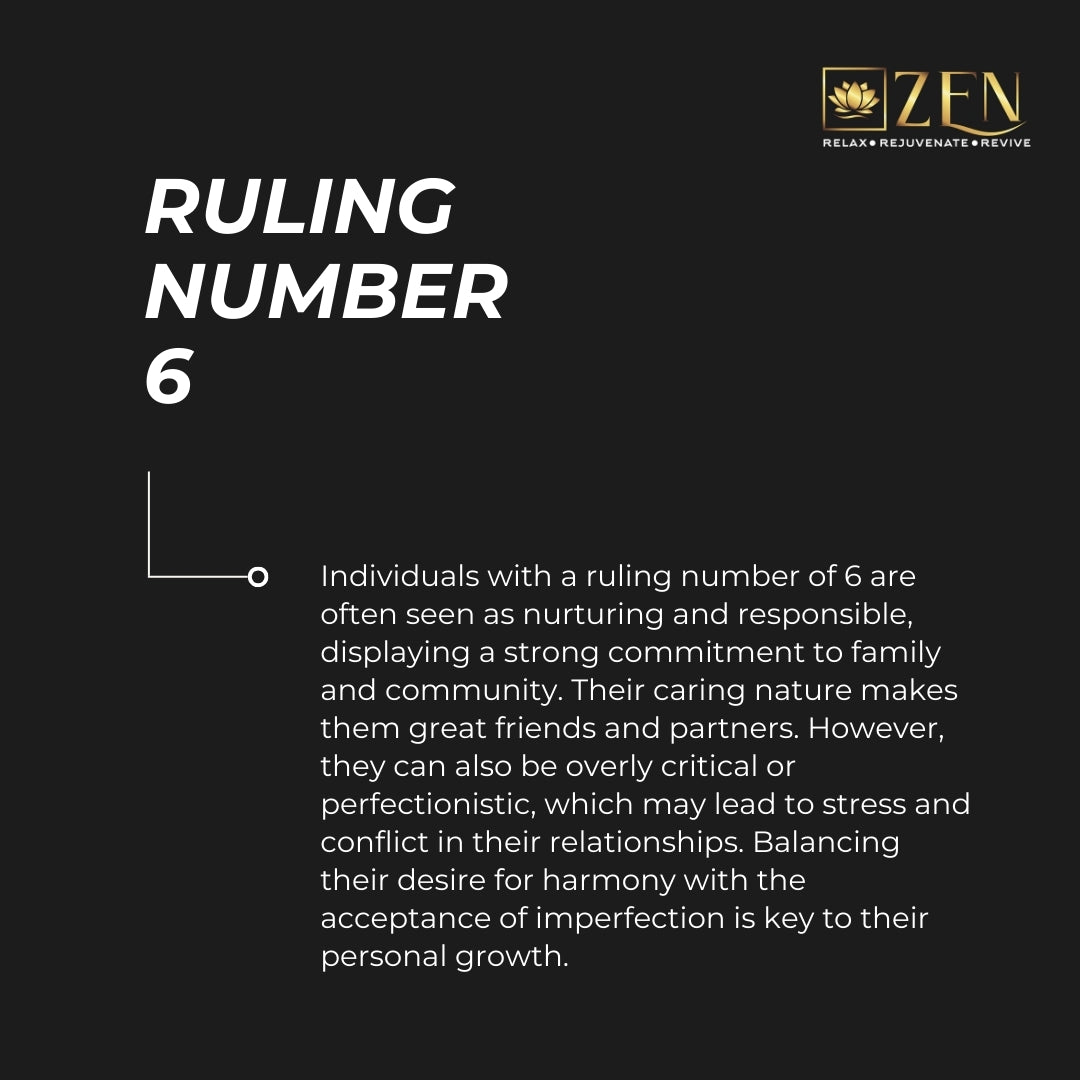 RULING NUMBER 6 TRAITS | THE ZEN CRYSTALS