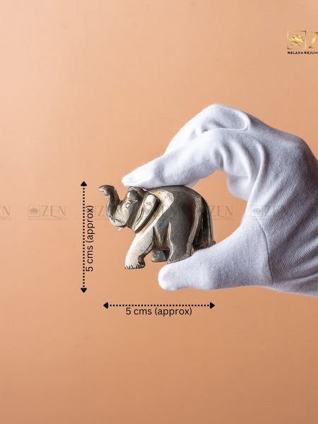 Natural Pyrite Elephant | the Zen Crystals