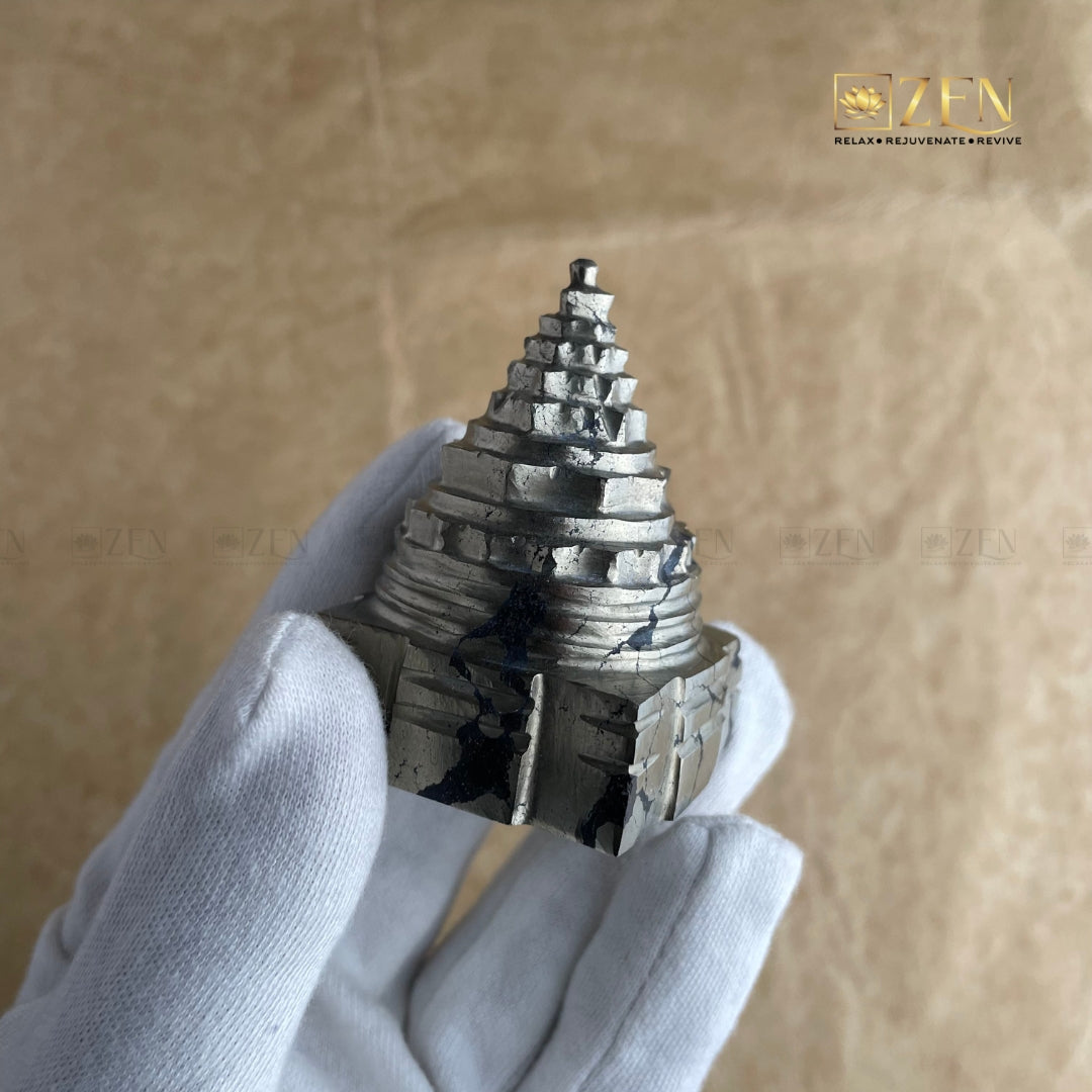 Original Pyrite Shri Yantra | the zen crystals