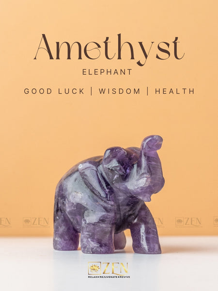 Amethyst Elephant | The Zen Crystals