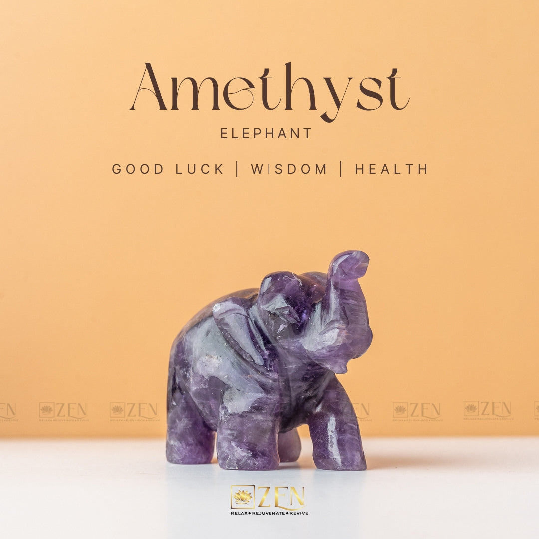 Amethyst Elephant | The Zen Crystals