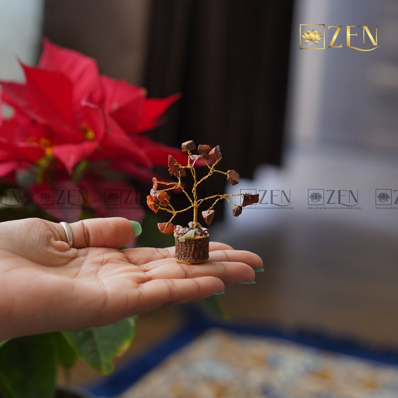 Red Jasper Mini Tree | The Zen Crystals