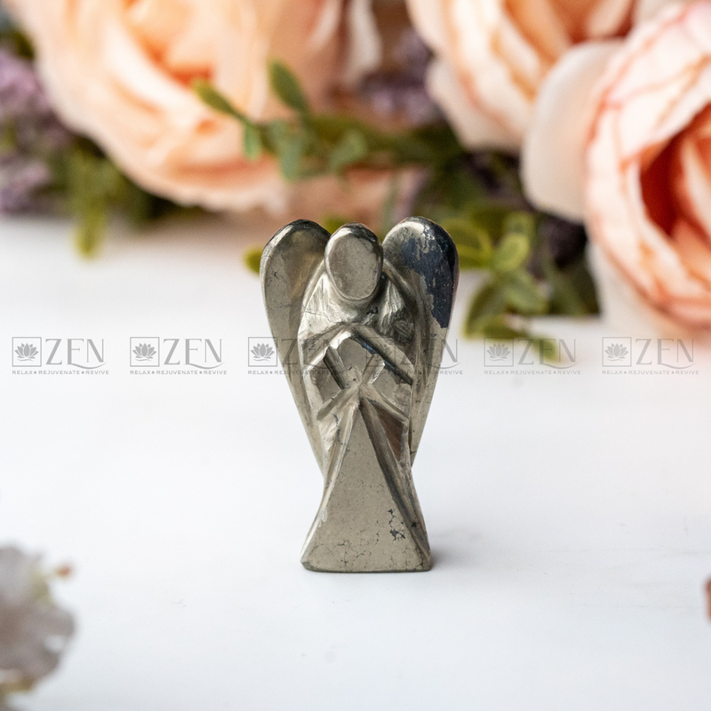 pyrite angel The Zen Crystals