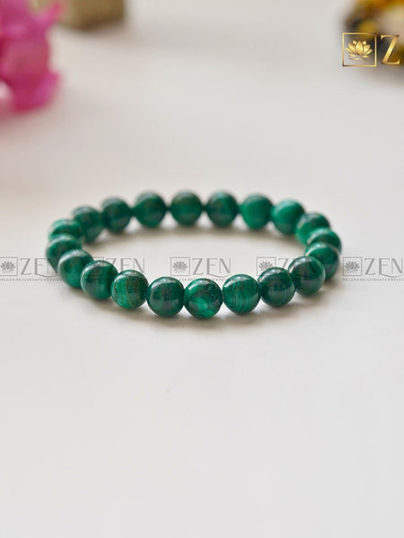 Malachite Bracelet 10mm | The Zen Crystals