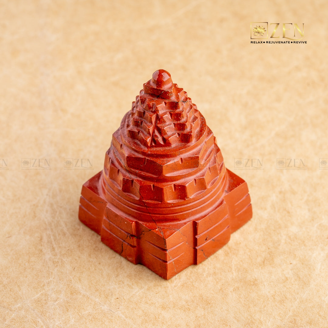 Original Red Jasper Shri Yantra | the zen crystals