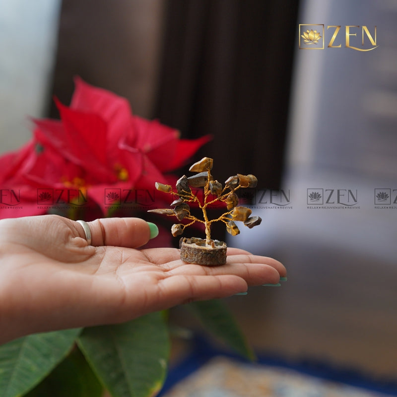 Tiger Eye Mini Tree | the zen crystals