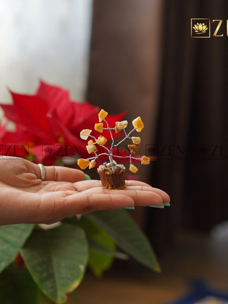 Yellow Calcite Mini Tree | The Zen Crystals