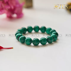 Malachite Bracelet 12mm | The Zen Crystals