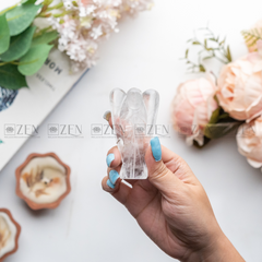 The zen crystals clear quartz angel 