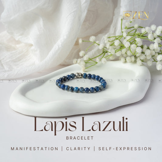lapis lazuli bracelet | the zen crystals