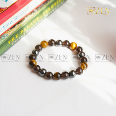 Zen Triple Protection Bracelet for Power | Protection | Balance - The Zen Crystals