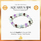 Aquarius Zodiac Bracelet | The zen crystals
