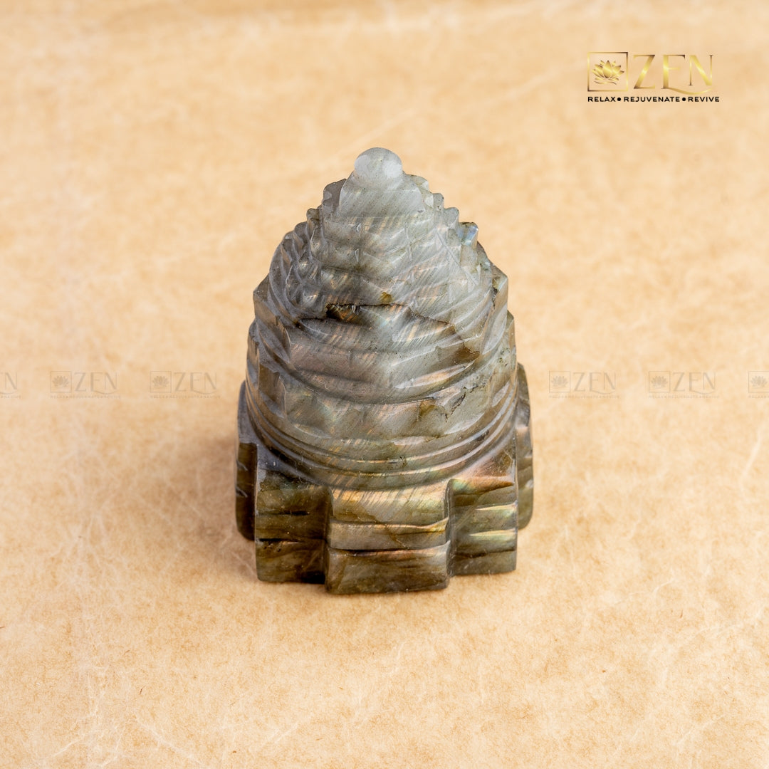 natural Labradorite Shri Yantra | the zen crystals