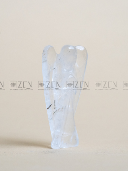 The zen crystals clear quartz angel 