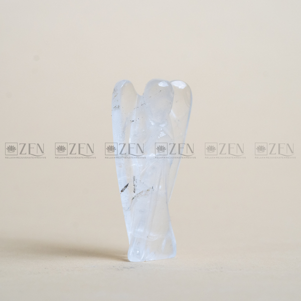 The zen crystals clear quartz angel 
