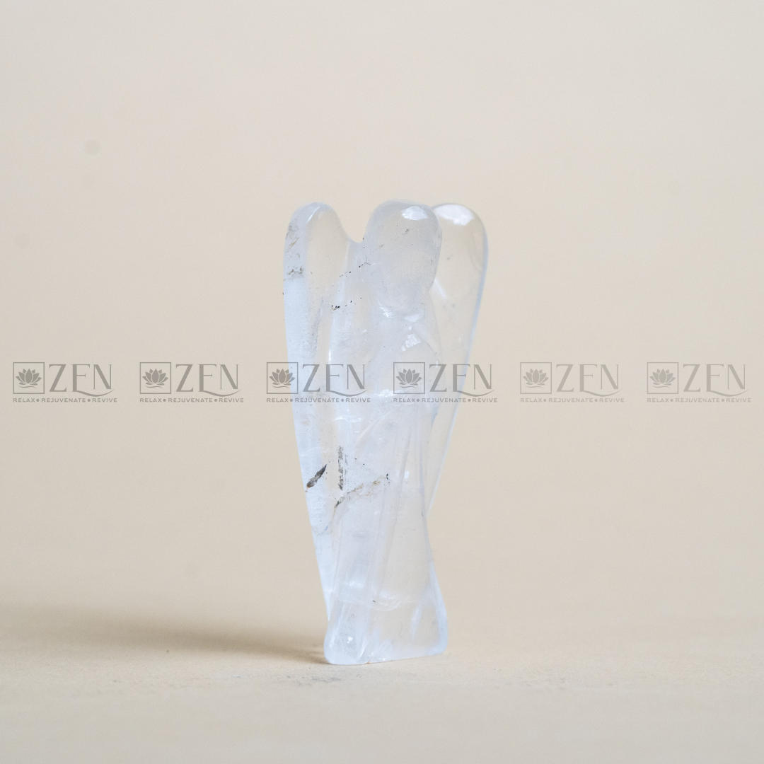 The zen crystals clear quartz angel 