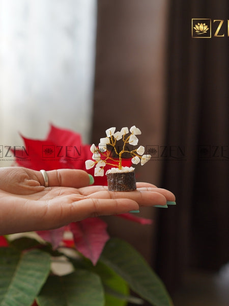 White Agate Mini Tree | The Zen Crystals