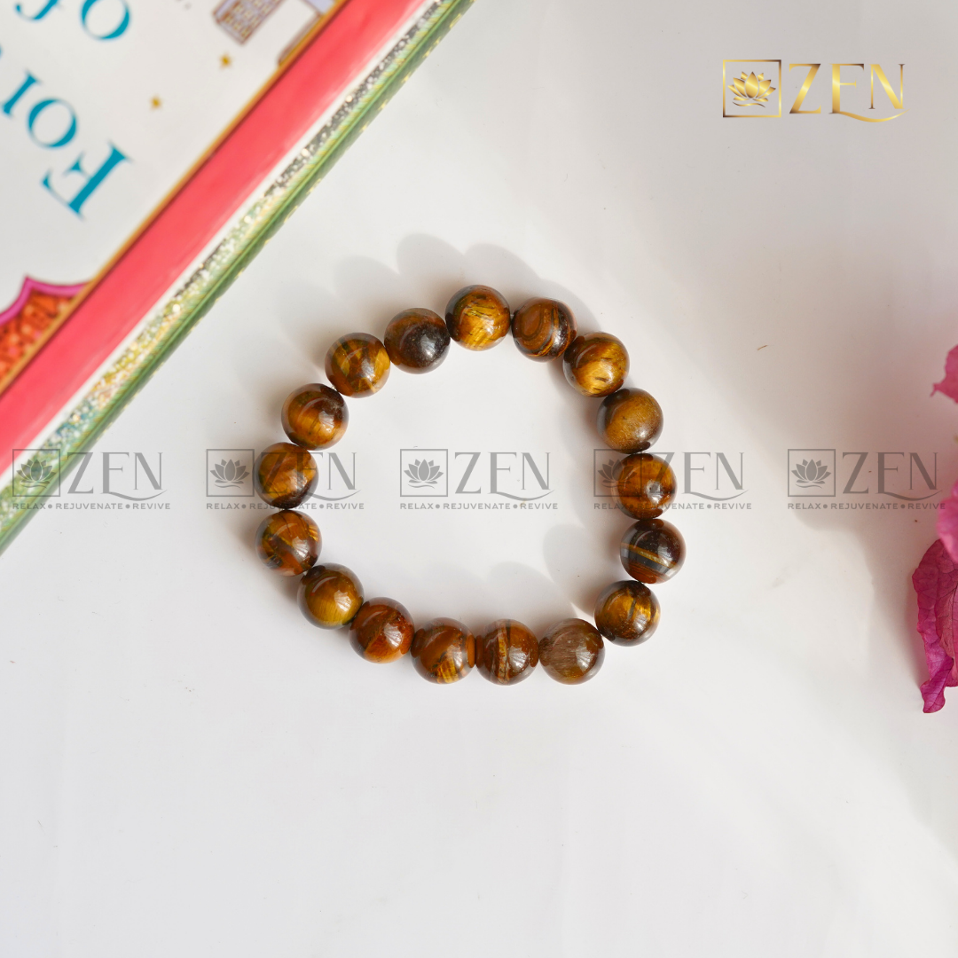 Zen Tiger Eye Bracelet For Focus & Strength