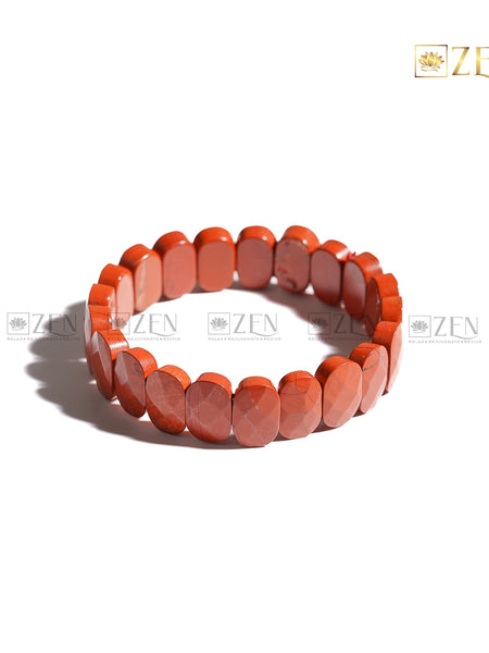 Faceted Red Jasper crystal bracelet | The Zen Crystals
